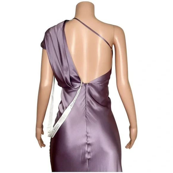 mason by michelle mason asymmetrical dress Asymmetrical strap cutout gown main image 1